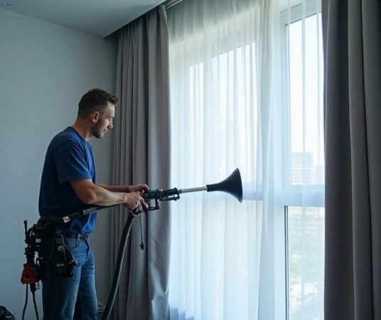 Professional commercial curtain cleaning process equipment Matty Curtain Cleaning marsfield-nsw