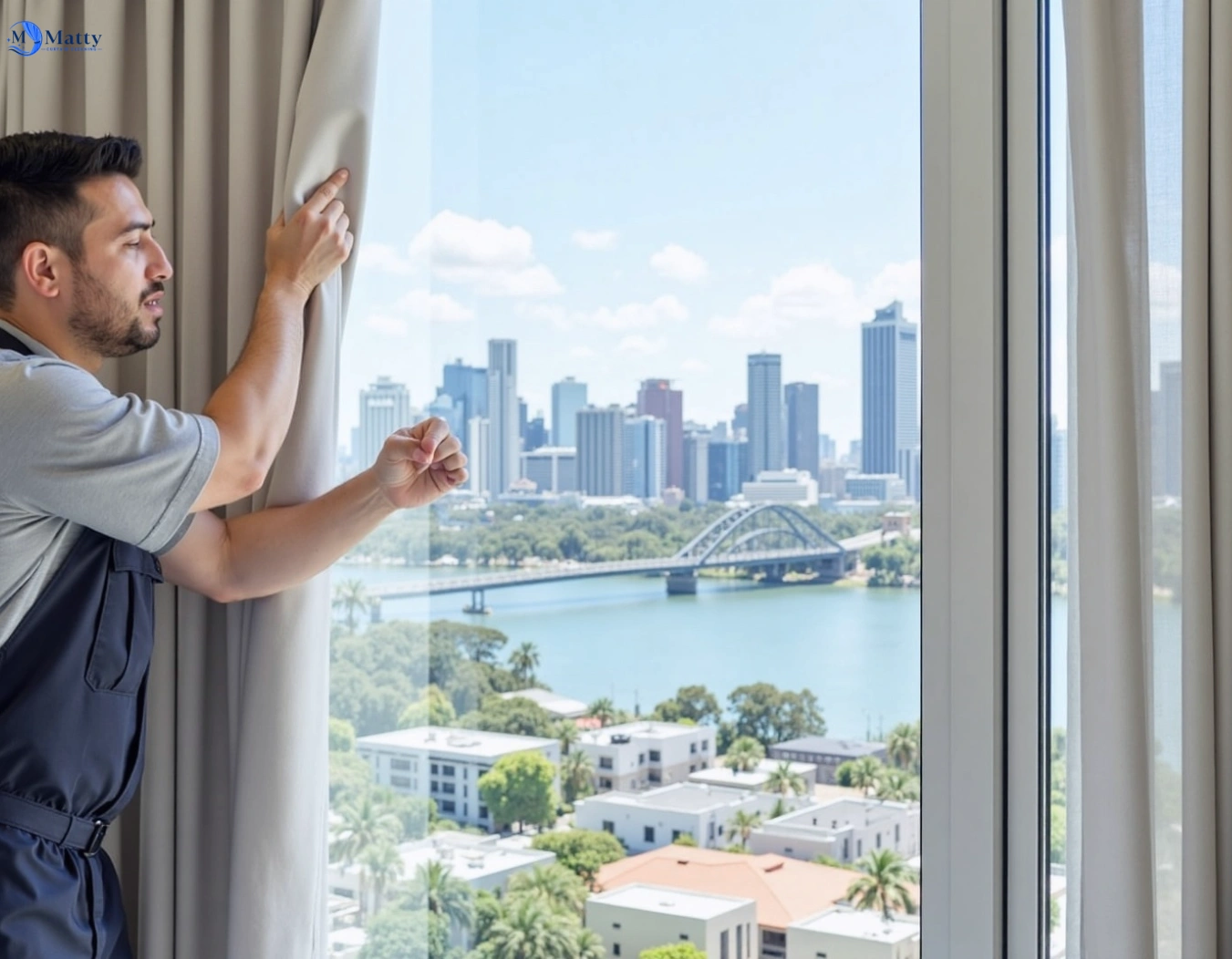 Professional curtain steam cleaning service marsfield-nsw QLD by Matty Curtain Cleaning